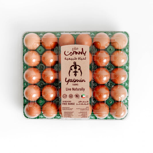 Free Range Brown Eggs 30pcs Natural Feed